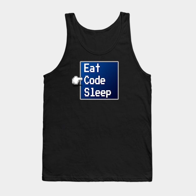 Eat Code Sleep Selection Tank Top by Bruce Brotherton